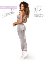Leggings V incrociata - pancia piatta e scrunch