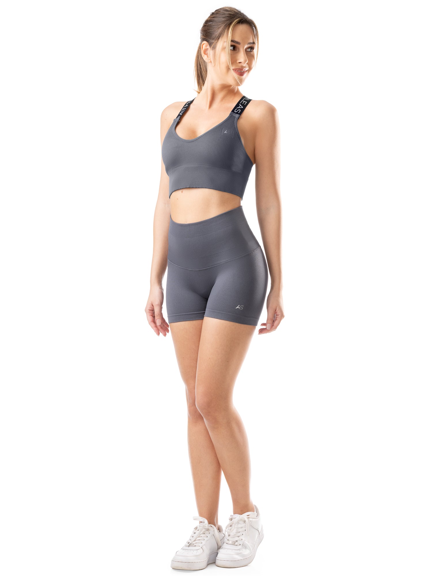 Shorts push-up vita alta - pancia piatta e scrunch