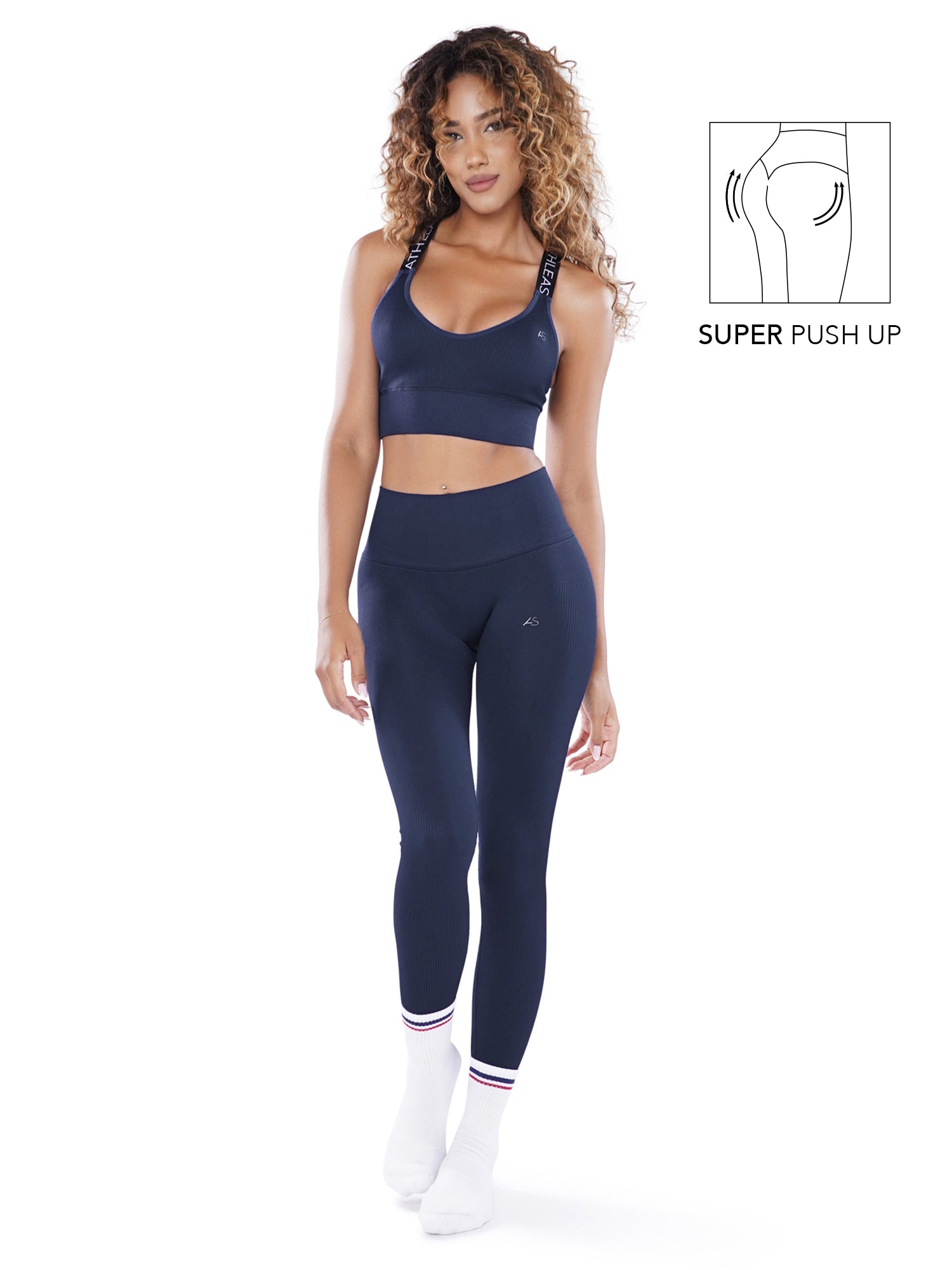 Leggings push-up vita alta - pancia piatta e scrunch