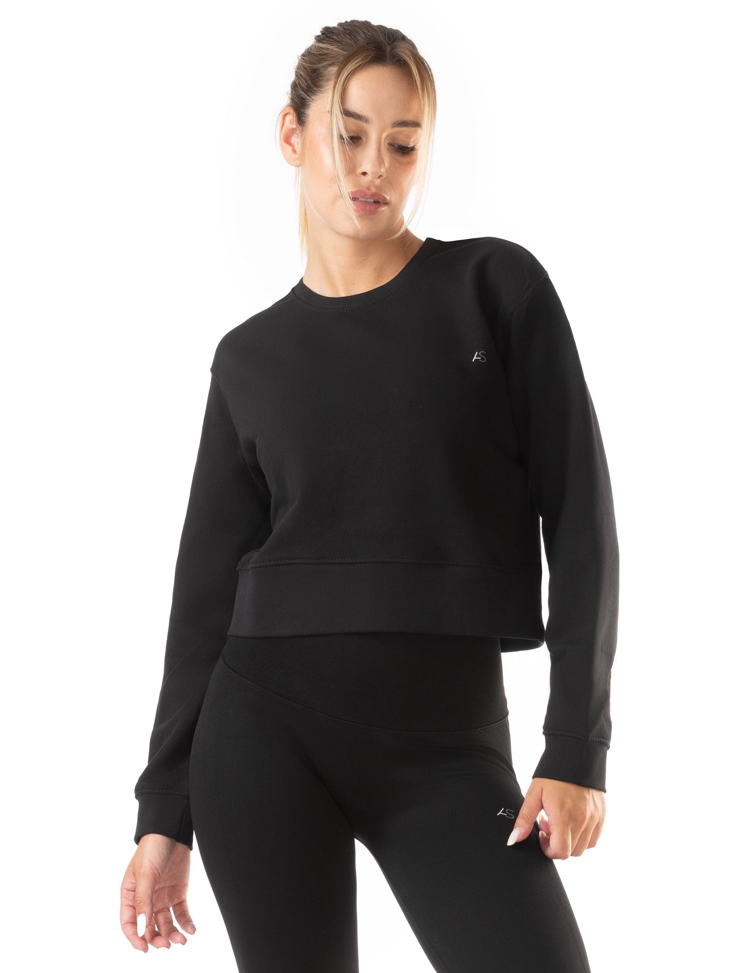 Felpa Crop oversize