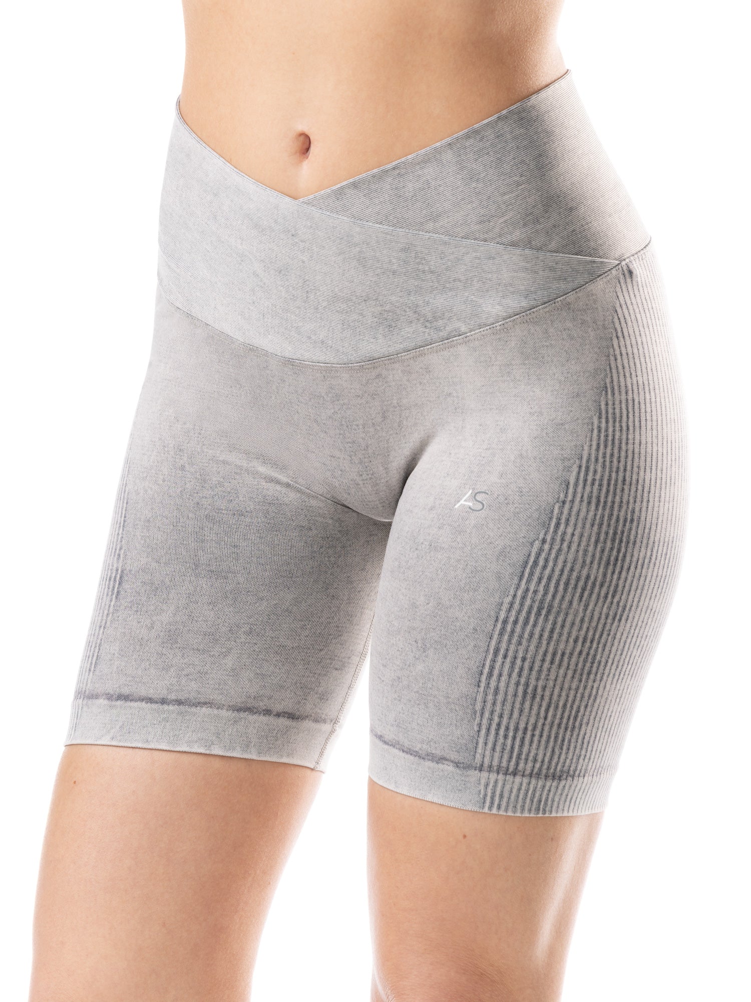 Shorts V incrociata - pancia piatta e scrunch