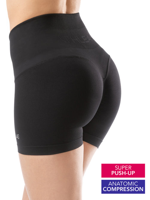 Shorts push-up vita alta - pancia piatta e scrunch
