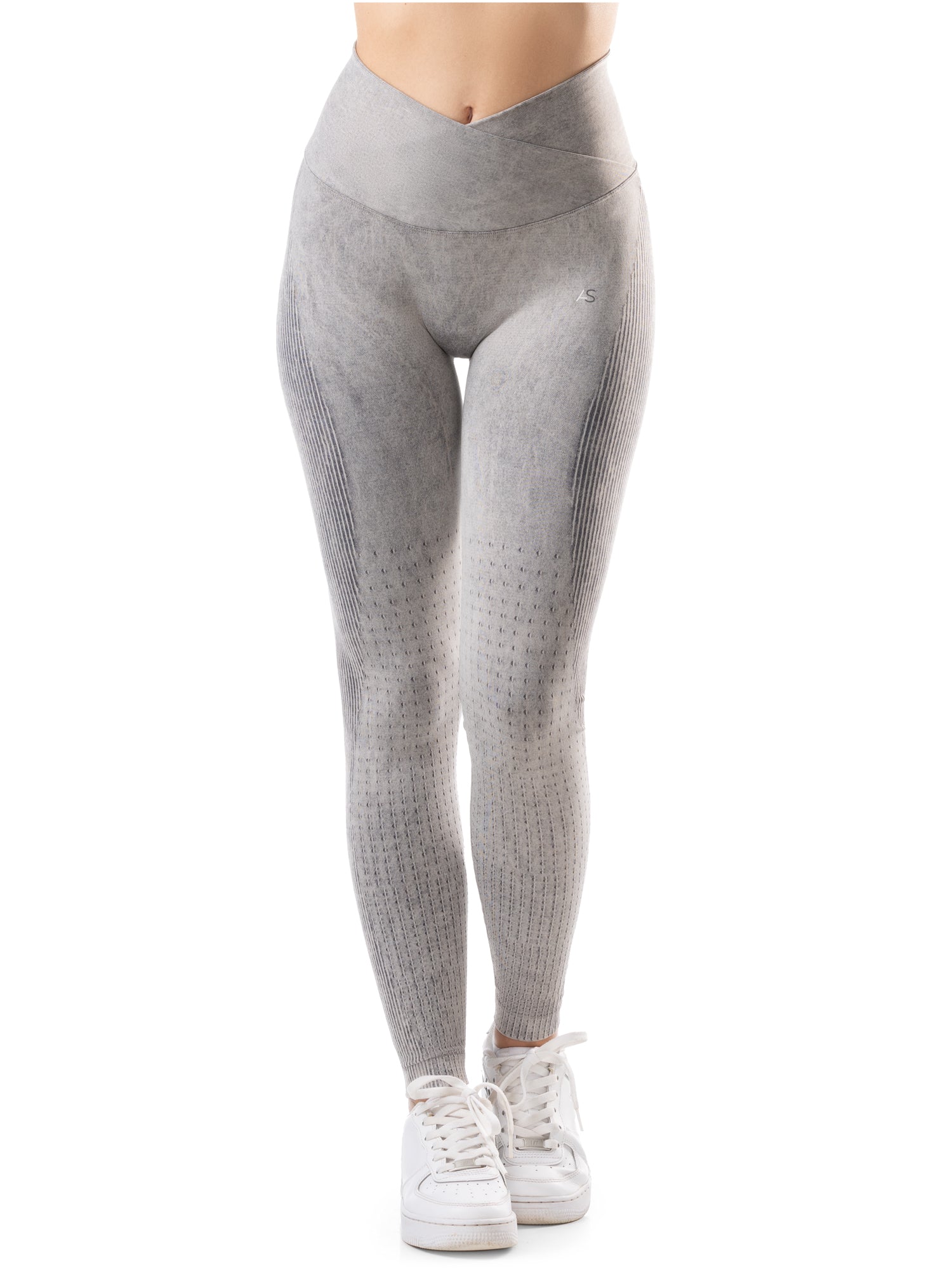 Leggings V incrociata - pancia piatta e scrunch