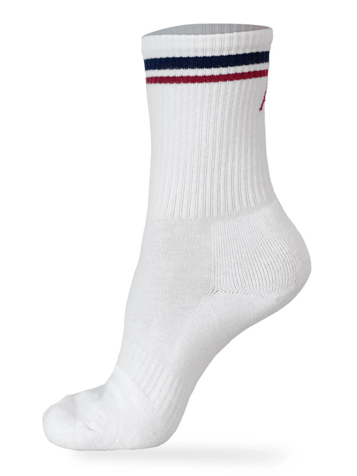 Cotton athletic socks with logo