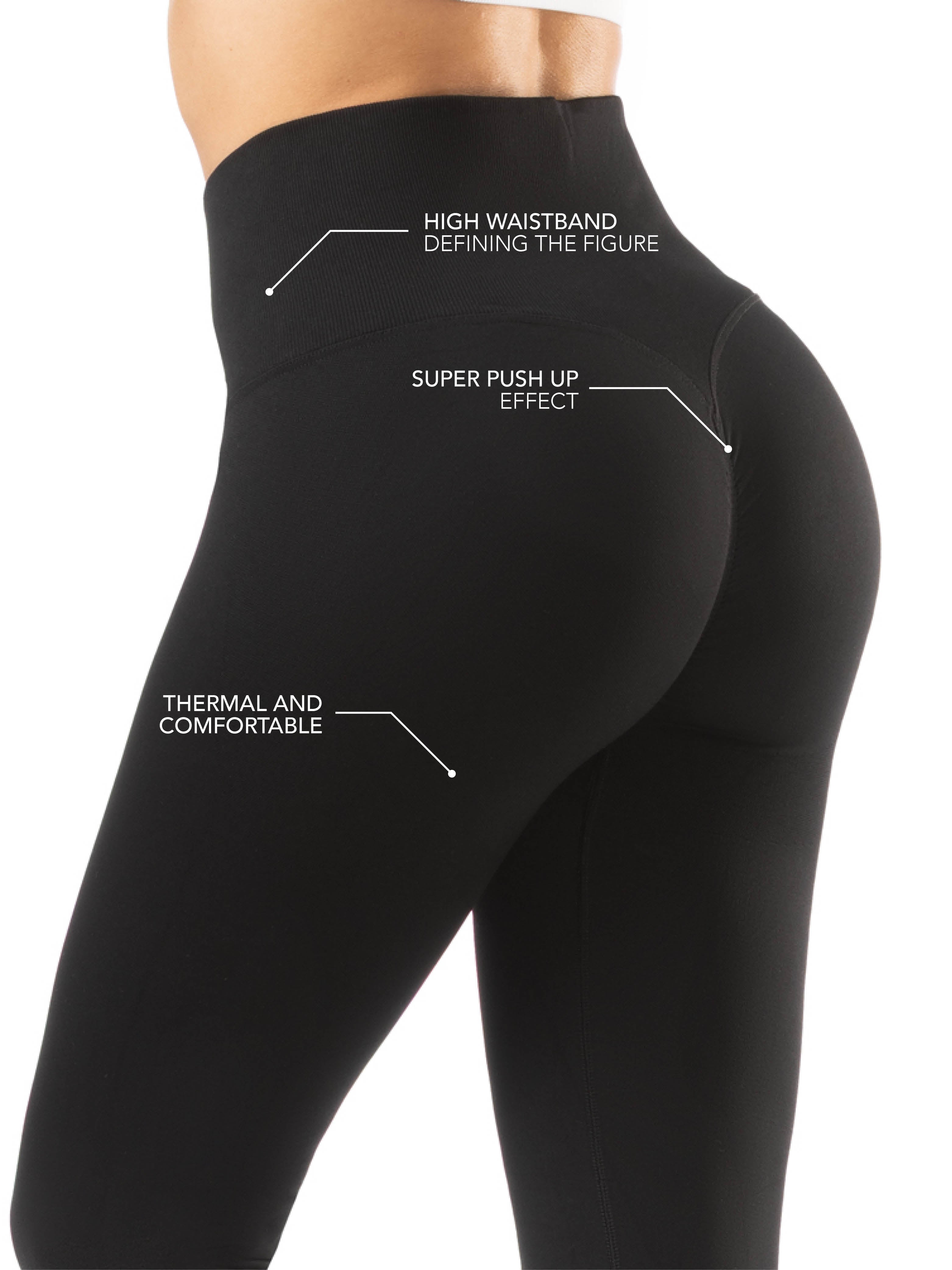 Fleece-Lined Scrunch Leggings